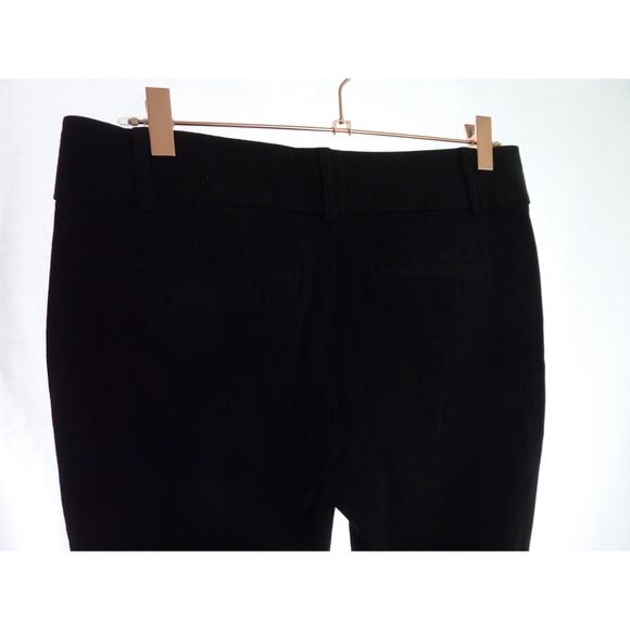 Banana Republic Jackson Fit Black Pants Size 6 Womens Ankle Trousers - Picture 5 of 7